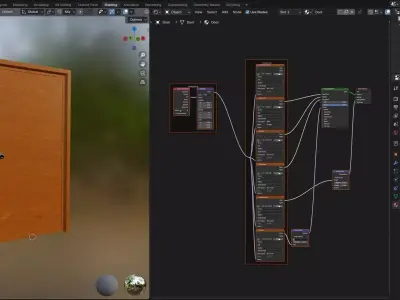 Door Design CG2A 3D model