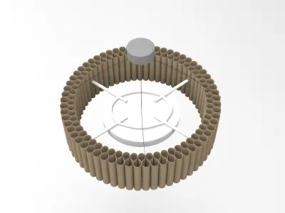 Ceiling object Low-poly 3D model