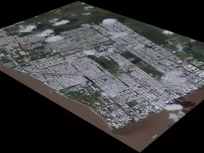Georgetown - Guyana 3D model