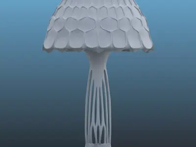 Modern Parametric Table Lamp PM-99 3D print model