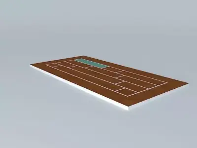 Brown door 3D model