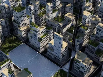 Future City A 4 3D model