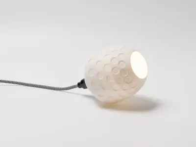 Lamp Shade Honeycomb 3D print model