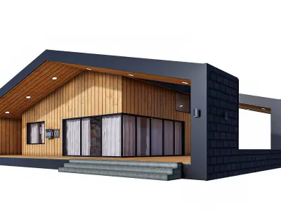 Modern Residential Building 19 3D model