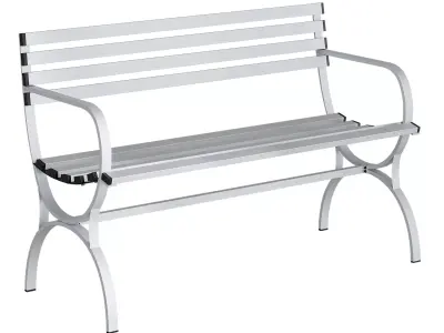 Bench Rusko Red Barrel Studio 3D model