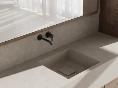 Bathroom furniture by Fauset Bathroom 92 Low-poly 3D model