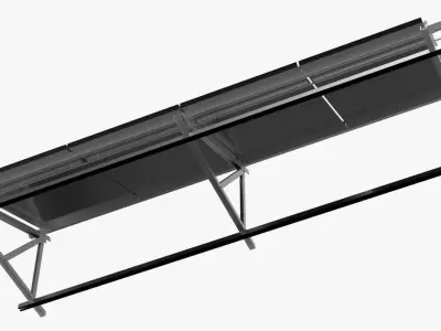 Solar Cell 3D model