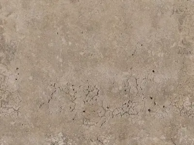 Cracked Concrete Wall PBR Texture