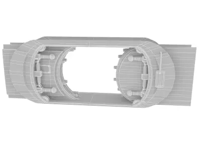 SCI FI Door Low-poly 3D model