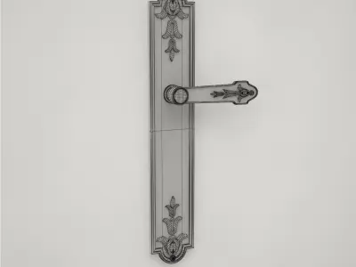 Door Handle Louis XVI Free 3D model