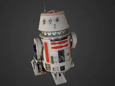 R5 - D4 Star Wars 3D model