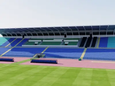 Vasil Levski National Stadium - Sofia Bulgaria 3D model