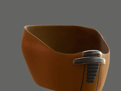 Gas mask helmet 3d model scifi Low-poly  Low-poly 3D model 129