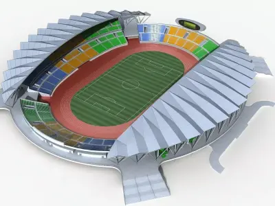 Gymnasium 3 3D model