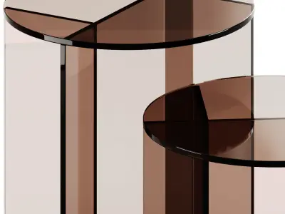 SESTANTE Round Side Table by Tonelli Design 3D model