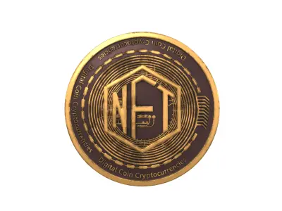 NFT Coin v1 002 3D model