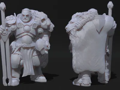 Black Knights - Lord Regent 3D print model