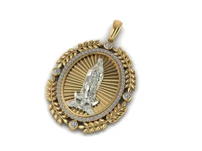 guadalupe our lady 3D print model