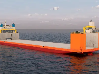  Blue Marlin Heavy Lift Vessel Rigged 