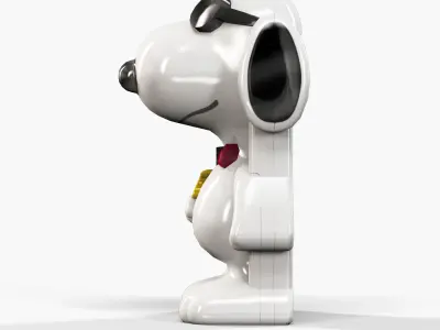 BB-mobile Dog cellphone Low-poly 3D model