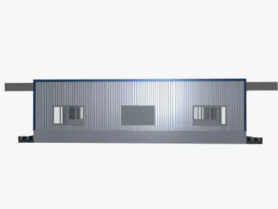 Garage shed 3D model