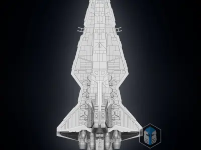 Clone Wars Venator Capital Ship 3D print model
