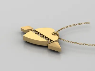 Pendant P044 3D Print Model 3D print model
