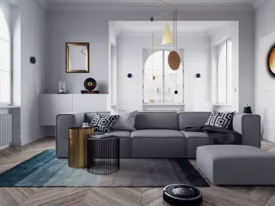 Home Equipment Interior Scene 3D model