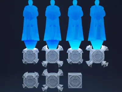 Holocrons One-Twelfth Scale 3D print model