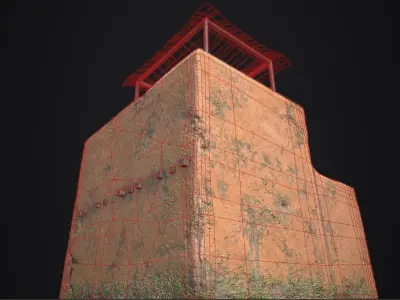 Old House-PBR Low-poly 3D model