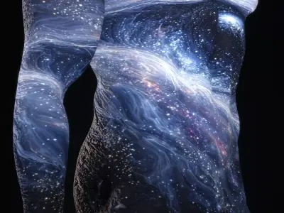 Cosmic Character 3D Model Low-poly 3D model