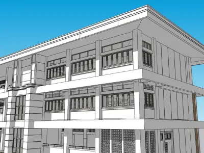 thailand-school 3D model
