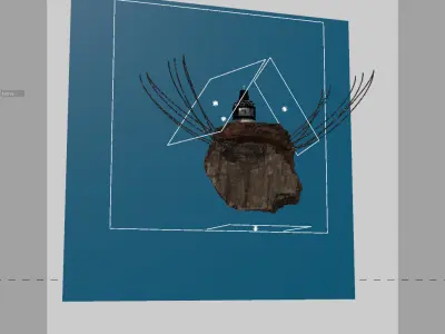 Valentino Perfume Product Scene Octane Render 3D model