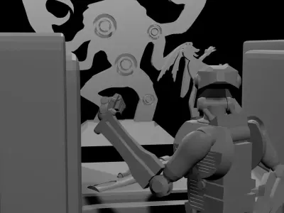 Firing Range Room Pack 3D print model