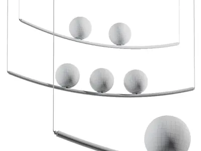 Larose Guyon Perle Pendant Lamps 3D model