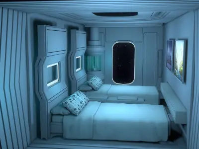 Sci Fi Room 3D model