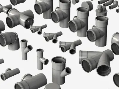 Sewer fittings Big n2 3D model