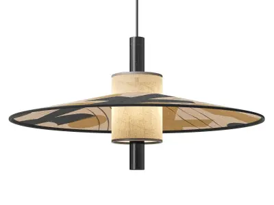 Forestier pendant lamps Thesee M S 3D model