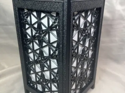 Kumiko Japanese Shoji Lantern - Kasane-Rindou 3D print model