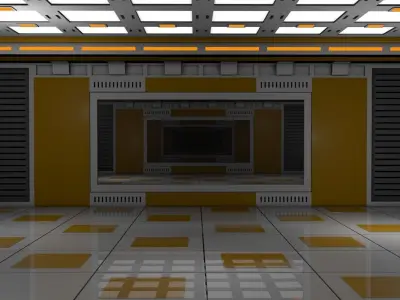 Sci Fi Room  3D model