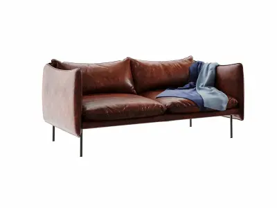 Tiki 2 Seater Sofa 3D model
