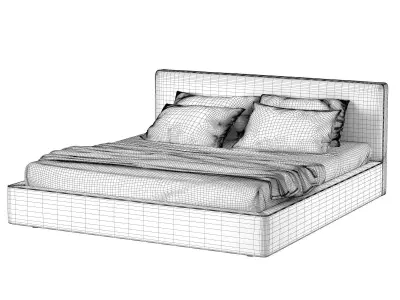 Laguna Bed 3D model