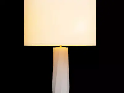 AERIN table lamp with shade 3D model