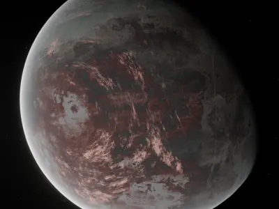 Planet Space Ready to game  Low-poly 3D model order