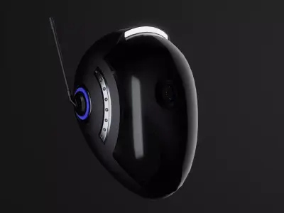 Scifi Helmet Low-poly 3D model