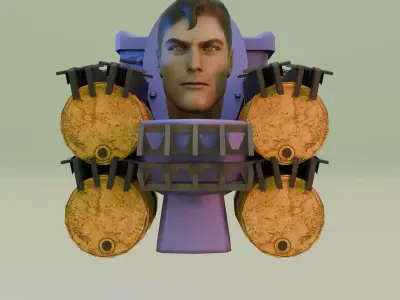  acid starman skibidi toilet 3D model