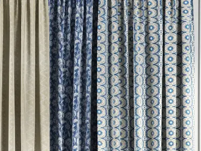 Curtain Set 73 3D model