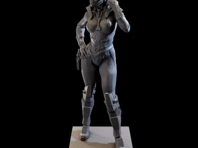 CosmoGirl for 3d Print 3D print model