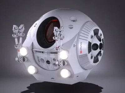 EVA Pod Space Odyssey 2001 3D model