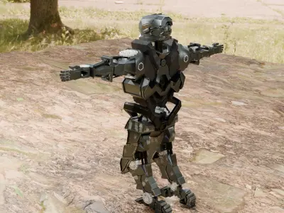 BM-01 Low-poly 3D model